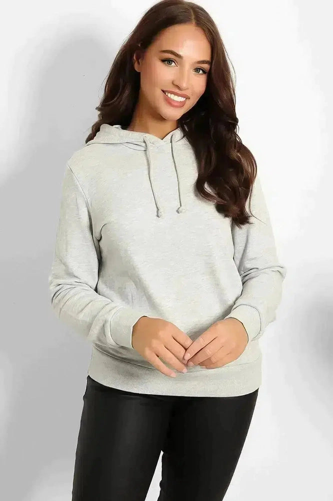 Classic Medium Thickness Solid Colour Hoodie-phoenixpatriotfoundation